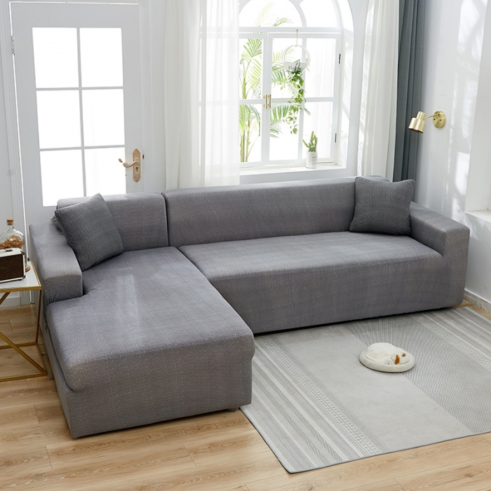 91家纺网 家纺一手货源 找家纺 （总）共鸣 2022新款牛奶丝纯色肌理系列组合沙发套