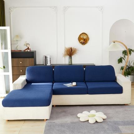 91家纺网 家纺一手货源 找家纺 （总）共鸣 2022新款摇粒绒提花交织纹系列沙发坐垫套