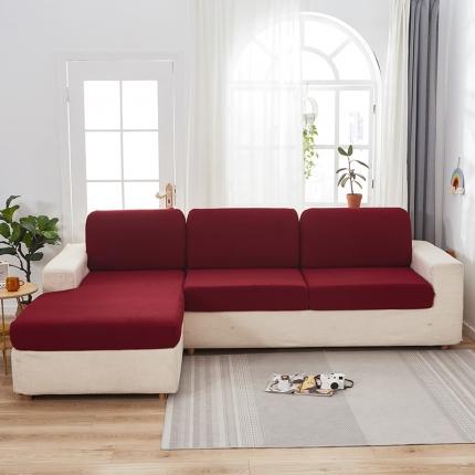 91家纺网 家纺一手货源 找家纺 （总）共鸣 2022新款加厚玉米绒系列贵妃沙发坐垫套