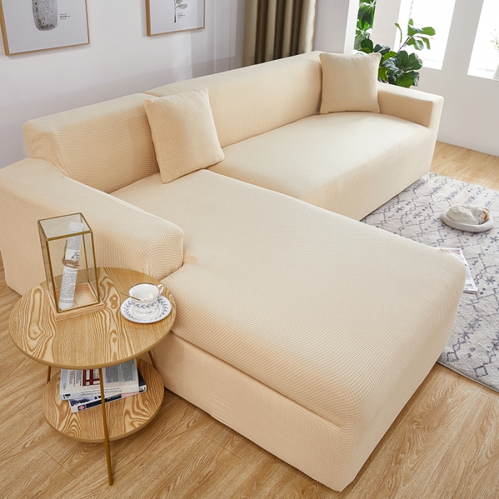 91家纺网 家纺一手货源 找家纺 （总）共鸣 2022新款华夫格防水系列组合沙发套