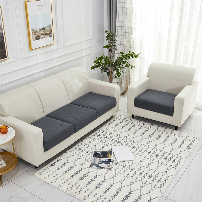 91家纺网 家纺一手货源 找家纺 （总）共鸣 2022新款加厚玉米绒系列组合沙发坐垫套