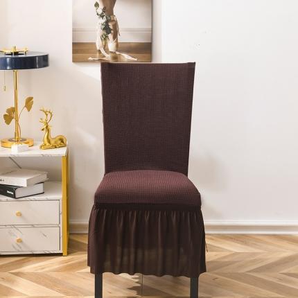 91家纺网 家纺一手货源 找家纺 （总）共鸣 2022新款华夫格防水系列椅套-裙摆款