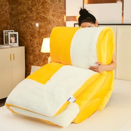 91家纺网 家纺一手货源 找家纺 （总）蓝冰家纺 2022新款加厚保暖牛奶绒水晶绒拼角冬被