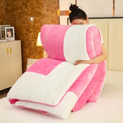 91家纺网 家纺一手货源 找家纺 （总）蓝冰家纺 2022新款加厚保暖牛奶绒水晶绒拼角冬被