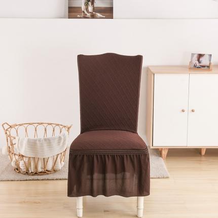 91家纺网 家纺一手货源 找家纺 （总）共鸣 2022新款金针提花系列椅套-裙摆款