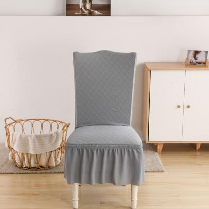 91家纺网 家纺一手货源 找家纺 （总）共鸣 2022新款金针提花系列椅套-裙摆款