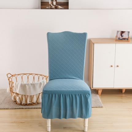 91家纺网 家纺一手货源 找家纺 （总）共鸣 2022新款金针提花系列椅套-裙摆款