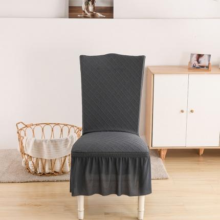 91家纺网 家纺一手货源 找家纺 （总）共鸣 2022新款金针提花系列椅套-裙摆款