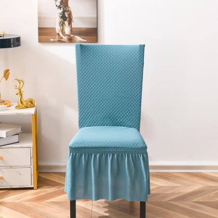 91家纺网 家纺一手货源 找家纺 （总）共鸣 2022新款莫代尔提花系列椅套-裙摆款