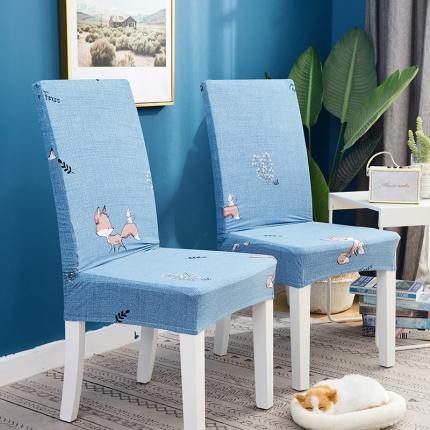 91家纺网 家纺一手货源 找家纺 （总）共鸣 2022新款牛奶丝印花系列椅套