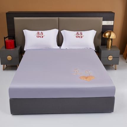 91家纺网 家纺一手货源 找家纺 （总）2025新款新疆长绒棉刺绣婚庆床笠三件套