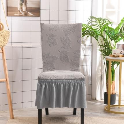 91家纺网 家纺一手货源 找家纺 （总）共鸣 2022新款臻品提花系列椅套-裙摆款