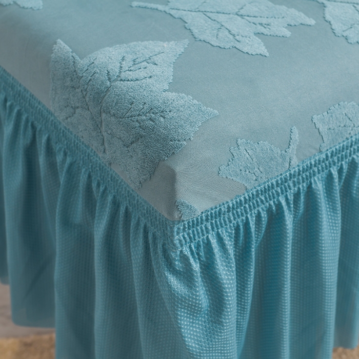 91家纺网 家纺一手货源 找家纺 （总）共鸣 2022新款臻品提花系列椅套-裙摆款