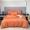 91家纺网 家纺一手货源 找家纺 品乐 2023新款100支长绒棉被套 爱马仕橙