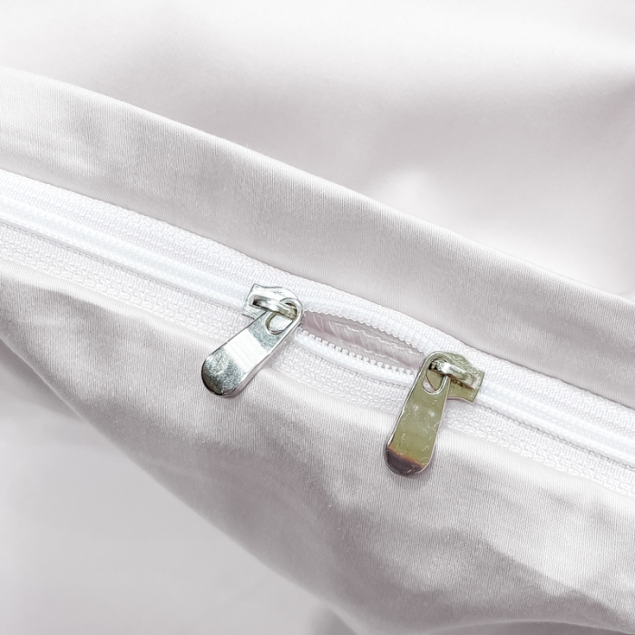 91家纺网 家纺一手货源 找家纺 品乐  2023新款100支长绒棉被套 月光白