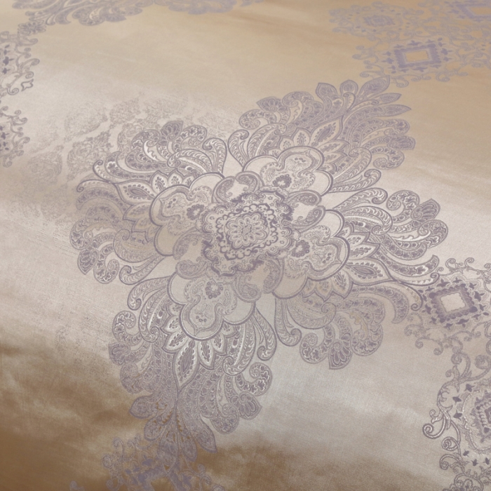 91家纺网 家纺一手货源 找家纺 OL家纺 新款色织欧式丝加棉大提花床裙夹棉四面围布四件套 罗马古韵-灰金