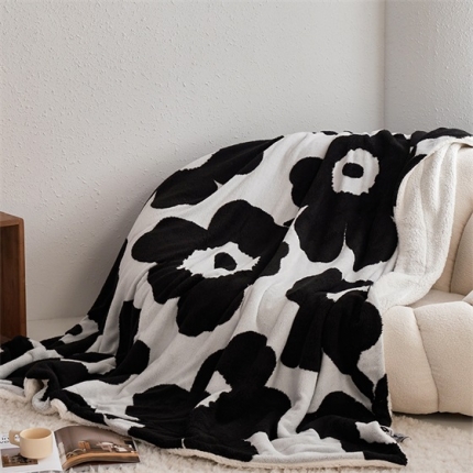 91家纺网 家纺一手货源 找家纺 2022新升级加厚锦芙双层提花毯（风格二）