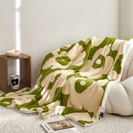 91家纺网 家纺一手货源 找家纺 2022新升级加厚锦芙双层提花毯（风格二）