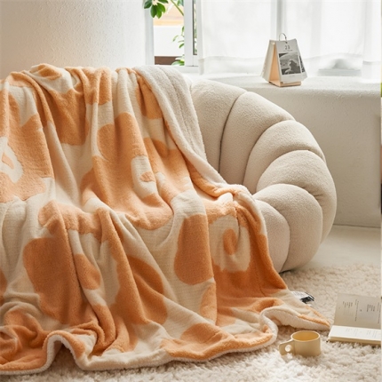 91家纺网 家纺一手货源 找家纺 2022新升级加厚锦芙双层提花毯（风格二）