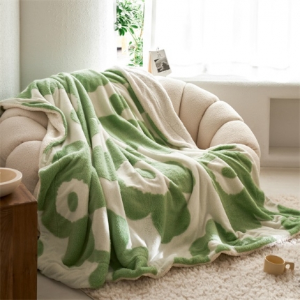 91家纺网 家纺一手货源 找家纺 2022新升级加厚锦芙双层提花毯（风格二）