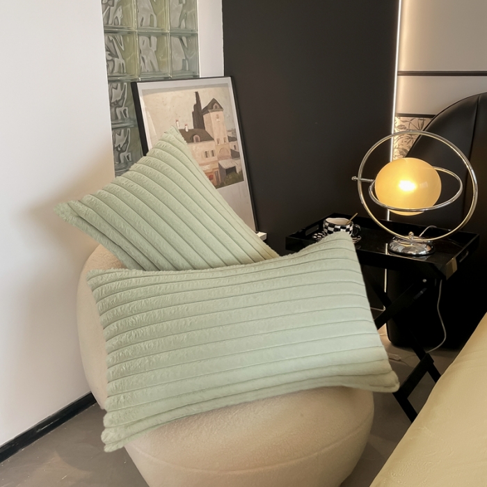 91家纺网 家纺一手货源 找家纺 秀色新品加厚兔毛牛奶绒双面法兰绒撸猫感四件套-克洛伊 嫩绿+木果色