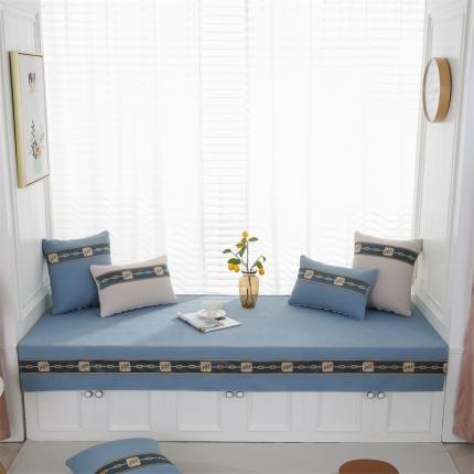 91家纺网 家纺一手货源 找家纺 （总）共鸣 2022新款玉米粒绒飘窗垫