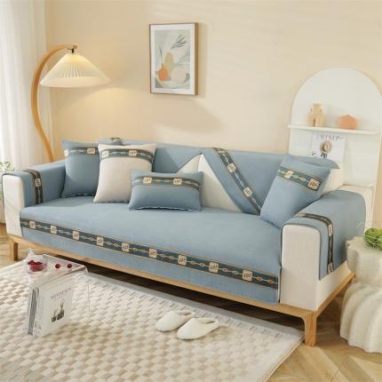 91家纺网 家纺一手货源 找家纺 （总）共鸣 2022新款玉米粒绒沙发垫