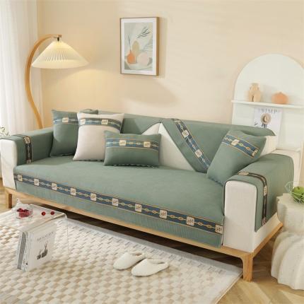 91家纺网 家纺一手货源 找家纺 （总）共鸣 2022新款玉米粒绒沙发垫