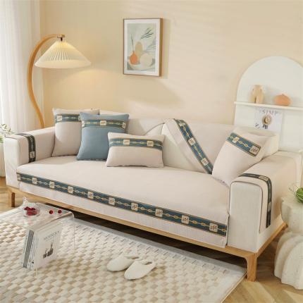 91家纺网 家纺一手货源 找家纺 （总）共鸣 2022新款玉米粒绒沙发垫