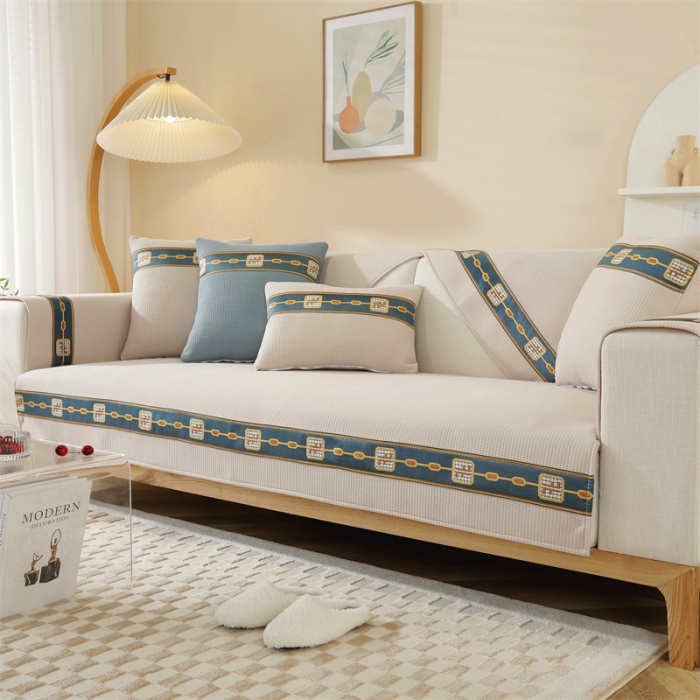 91家纺网 家纺一手货源 找家纺 （总）共鸣 2022新款玉米粒绒沙发垫