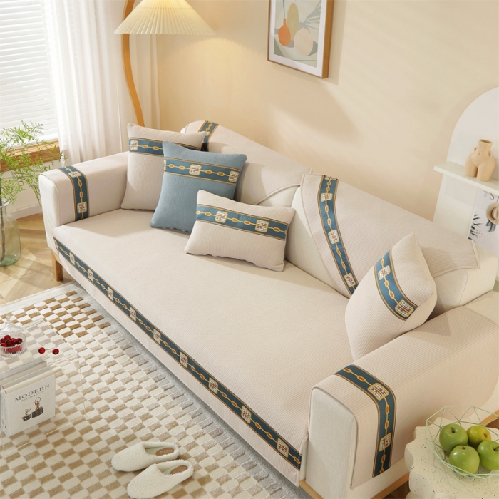 91家纺网 家纺一手货源 找家纺 （总）共鸣 2022新款玉米粒绒沙发垫