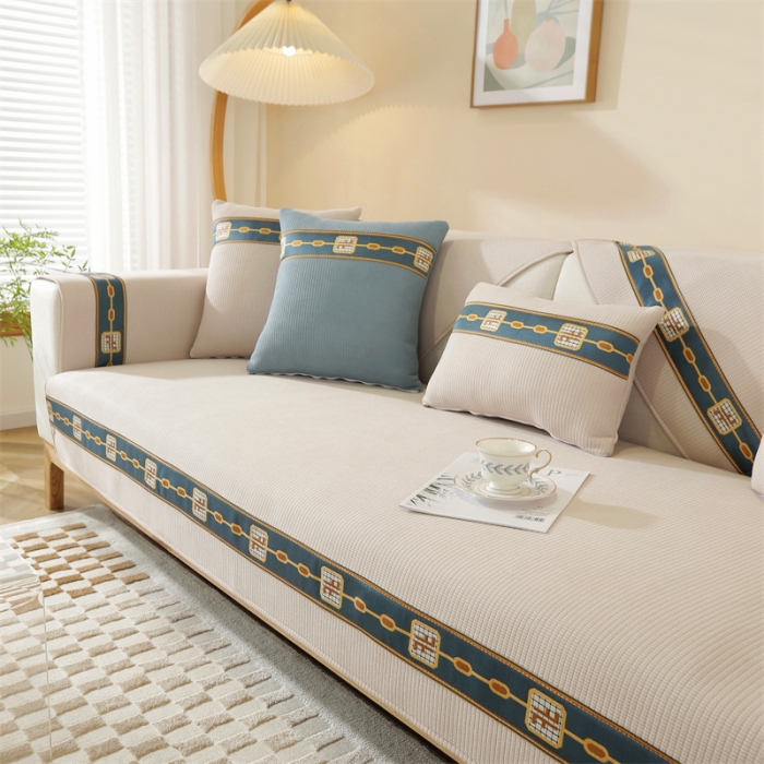 91家纺网 家纺一手货源 找家纺 （总）共鸣 2022新款玉米粒绒沙发垫