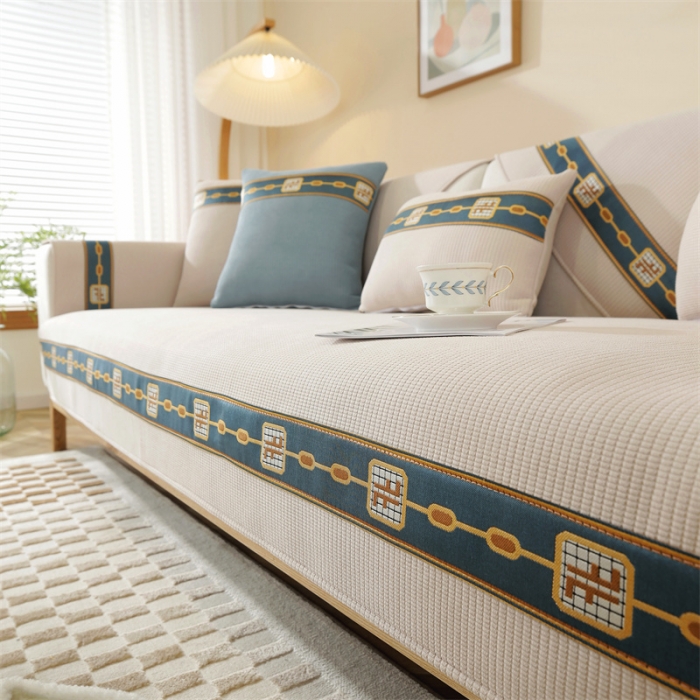 91家纺网 家纺一手货源 找家纺 （总）共鸣 2022新款玉米粒绒沙发垫