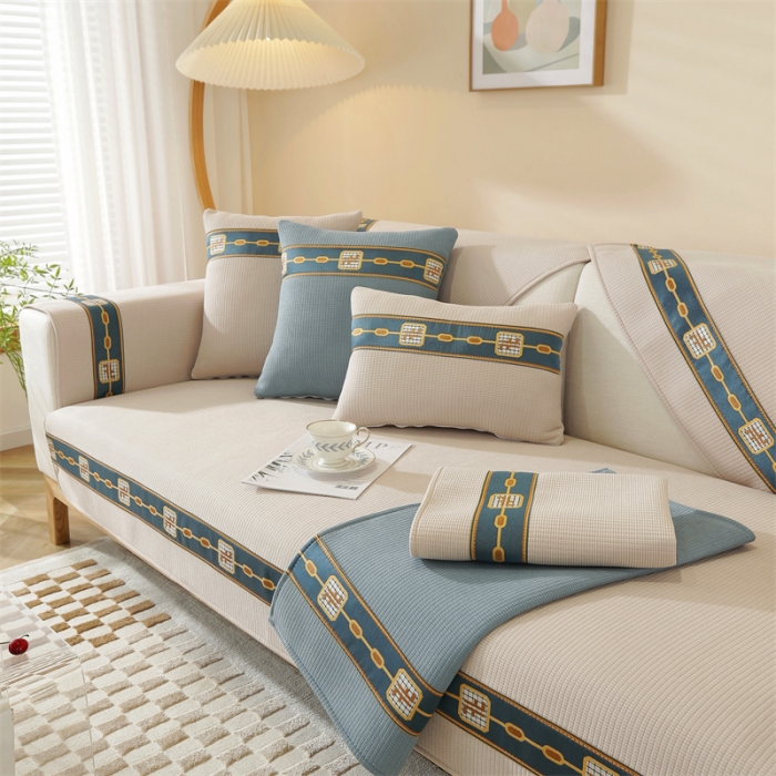 91家纺网 家纺一手货源 找家纺 （总）共鸣 2022新款玉米粒绒沙发垫