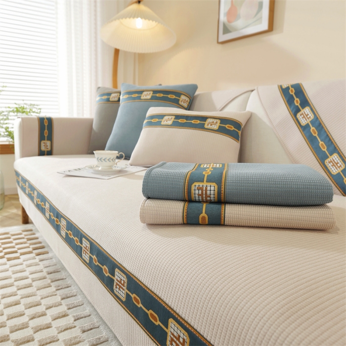 91家纺网 家纺一手货源 找家纺 （总）共鸣 2022新款玉米粒绒沙发垫