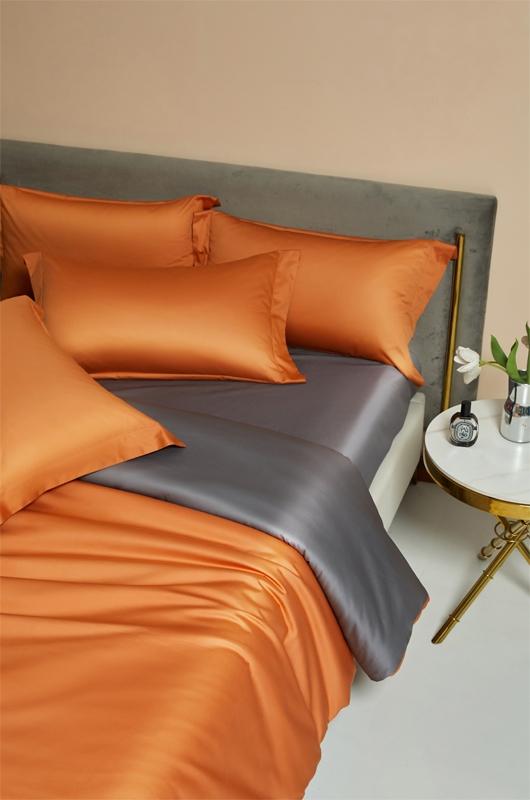 91家纺网 家纺一手货源 找家纺 新款100支长绒棉A类纯色双拼素色全棉