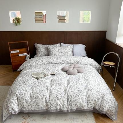 91家纺网 家纺一手货源 找家纺 （总）柚子 2022新款全棉水洗棉四件套