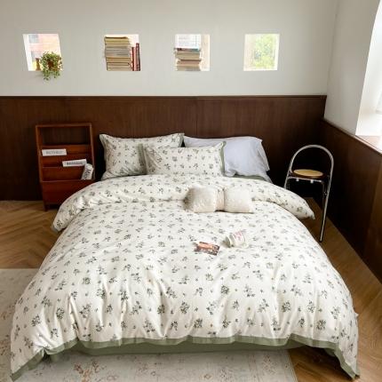 91家纺网 家纺一手货源 找家纺 （总）柚子 2022新款全棉水洗棉四件套