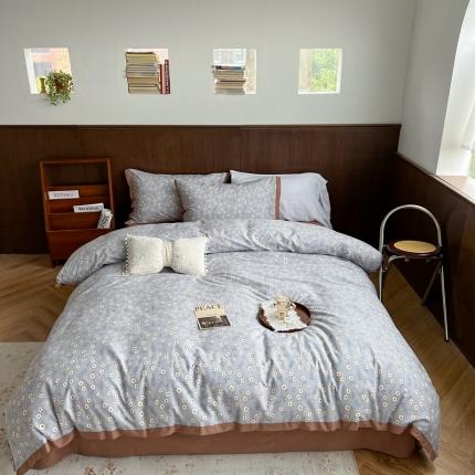 91家纺网 家纺一手货源 找家纺 （总）柚子 2022新款全棉水洗棉四件套