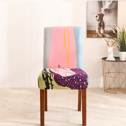 91家纺网 家纺一手货源 找家纺 （总）共鸣 2022新款牛奶丝印花系列椅套