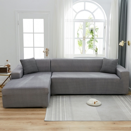 91家纺网 家纺一手货源 找家纺 （总）共鸣 2022新款牛奶丝纯色肌理系列组合沙发套