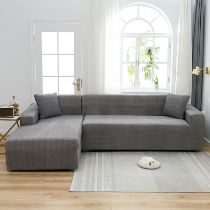 91家纺网 家纺一手货源 找家纺 （总）共鸣 2022新款牛奶丝纯色肌理系列组合沙发套