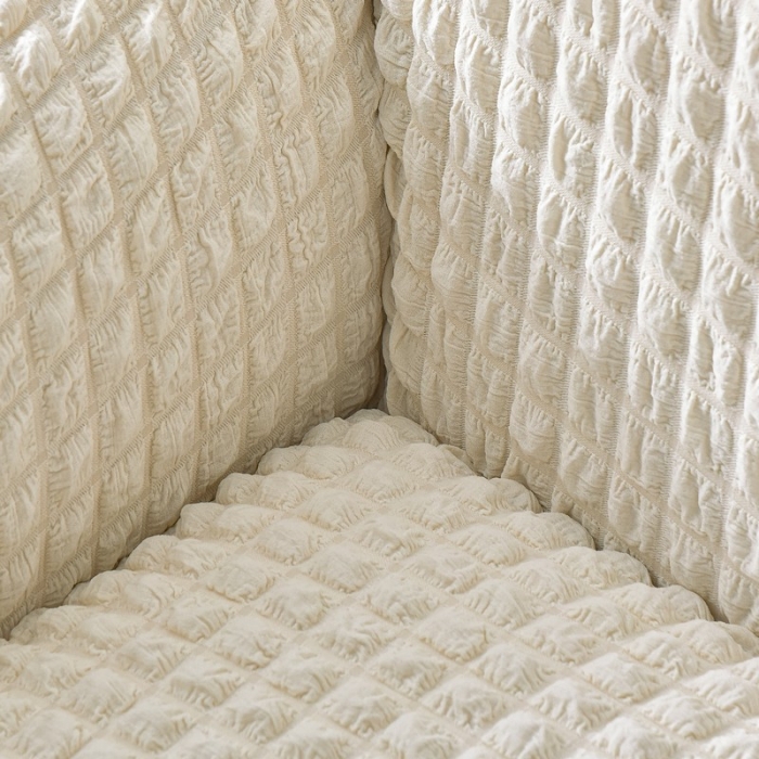 91家纺网 家纺一手货源 找家纺 （总）共鸣 2022新款泡泡纱系列裙摆款双人沙发套