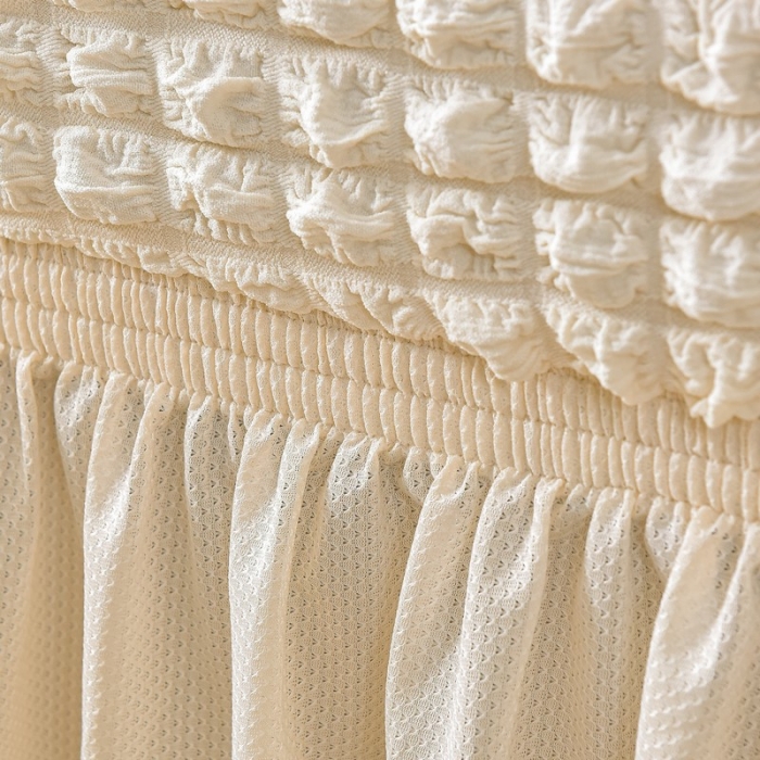 91家纺网 家纺一手货源 找家纺 （总）共鸣 2022新款泡泡纱系列裙摆款双人沙发套