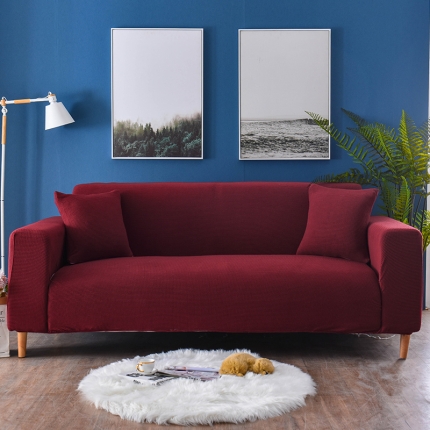 91家纺网 家纺一手货源 找家纺 （总）共鸣 2022新款玉米绒系列双人沙发套