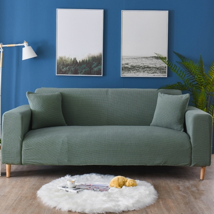 91家纺网 家纺一手货源 找家纺 （总）共鸣 2022新款玉米绒系列双人沙发套