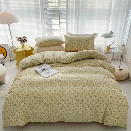 91家纺网 家纺一手货源 找家纺 珺柔 2022新款13070全棉四件套 一帘幽梦