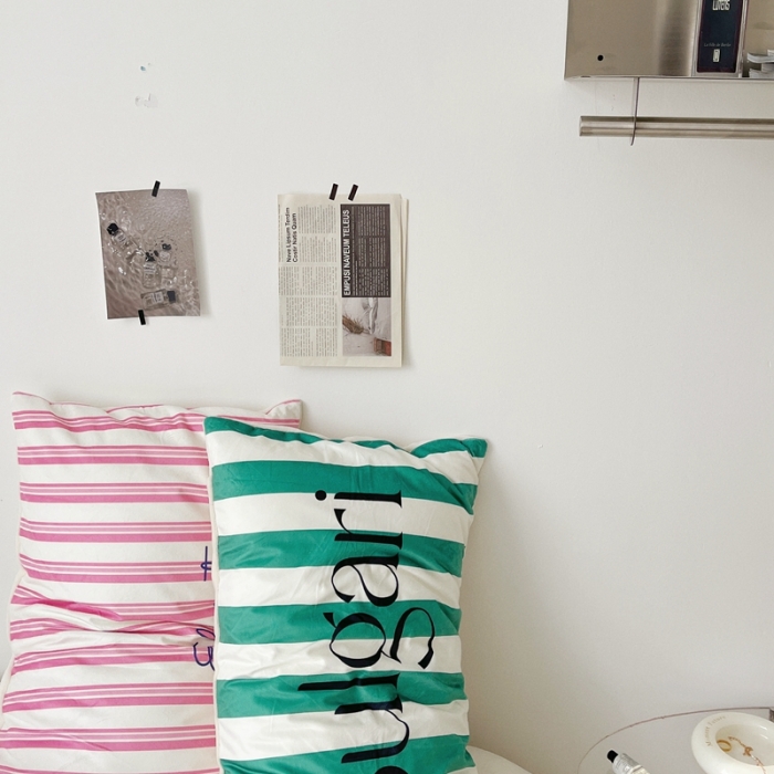 91家纺网 家纺一手货源 找家纺 （总）圆岛家纺 2022新款ins风混搭牛奶绒枕套单品