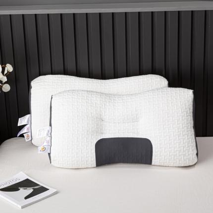 91家纺网 家纺一手货源 找家纺 （总）荣运枕业 新款二代spa3D分区助眠枕头针织棉蜂窝枕芯