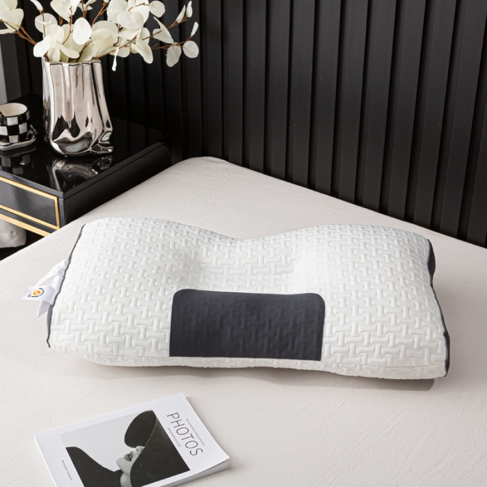 91家纺网 家纺一手货源 找家纺 （总）荣运枕业 新款二代spa3D分区助眠枕头针织棉蜂窝枕芯